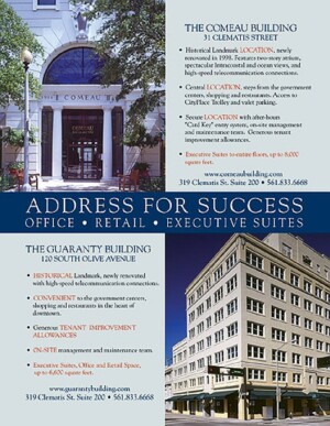 Color advertisement Design for Magazine - THe Comeu Building Downtown West Palm Beach, made by KMGrafix.com