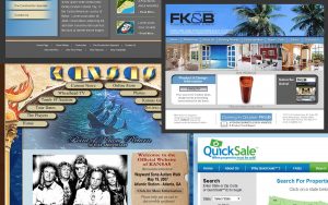 Graphic Website Designs from the early 2000's - KMGrafix.com