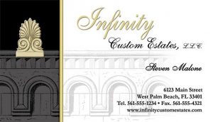 Custom Business Card Design for Upscale Community Developer - Graphic Design by KMGrafix.com