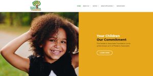 Non-Profit Foundation website design by KMGrafix.com